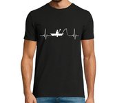 frecuencia de pesca en kayak,Camiseta de Pádel Divertido, ropa para exteriores