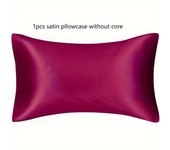Buy Cool Soft Deluxe Satin pillowcases Satin Pillowcase for Hair and Skin (black, 50.8x76.2 cm) Pillow Cases Queen Size 1pc - Satin Cooling Pillow Covers with Envelope Closure black white black satin pillowcase queen Satin pillowcase