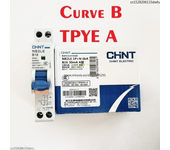 CHINT NB2LE Curve B C Type A AC 1P+N Residual Current Operated Leakage Protection Switch Circuit Breaker RCBO 30MA 10A 16A 20A