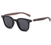 Gafas de sol para hombre Gafas de protección UV polarizadas de grano de madera
