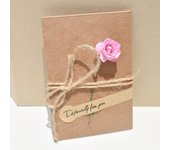 DIY Vintage Flower Greeting Cards Creative Kraft Paper Birthday Message Card Envelope Sunflower Blank Gift Card
