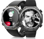 Reloj inteligente militar ROGBID Tank M1 (responder/marcar llamada) AMOLED IP69K reloj inteligente resistente al agua