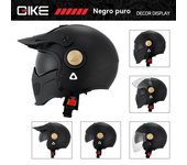 Casco trail moto hombre Retro mujer aire libre MX Carreras de Locomotora