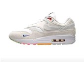 Leten Air Max 1 Men and Women Running Shoes, Eco-friendly Materials, Retro Style, Anti-slip Sneakers, White Beige Work shoes