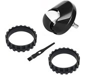 Replacement Front Wheel and Tires for iRobot Roomba 500 600 700 800 900 Series 860 870 675 880 960 980 Anti-Slip Parts