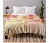 Manta Geometric Year-Round Use Flannel Blankets Cool Barcelona Skyline In Bedspread Throw Hypoallergenic Blanket For Campers Couples