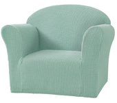 Funda de sofá de tamaño Mini, funda de sofá suave de 1 asiento, funda de sofá elástica de Color sólido, funda de sofá de tamaño Mini para silla de niños