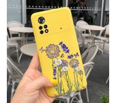 For Xiaomi Poco X4 Pro 5G Case Fashion Feather Painted Silicone Cover For Xiaomi Poco M4 Pro 4G Funda Soft Coque PocoX4 Pro Bags