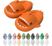 Shark Slippers,Comfortable Summer Cartoon Shark Flip Flops,Thick Sole Non-Slip Beach Flip Flops,Fun Quick Drying Pool Sandals