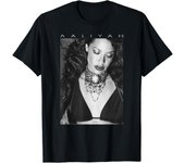 Aaliyah Legacy B/W Vintage Photo & Logo R&B Music Fan T-Shirt