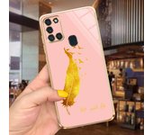 Maple Leaf Couple Heart Cases For Samsung A21s Case Silicone Cover Samsung Galaxy A21s SM-A215F Camera Protection Casing Soft