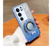VIVO V29 5G V29Lite V23 Glitter Cardboard Design Multifunctional Phone Case with Foldable Stand Y17S