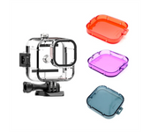 Waterproof Case Protector Housing Cover Shell 3 Color Lens Filters for GoPro Hero 11 Mini Camera Accessories