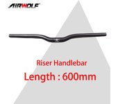 Airwolf  Carbono MTB Manillar de bicicleta Ultraligero Matt Montaña Negro Manillar de bicicleta Accesorios de ciclismo Flat Bar