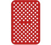 Rectangle Reusable Air Fryer Liners Non-Stick Silicone Mats Resistant Heat Easy to Clean Steamer Liners for Kitchen Baking