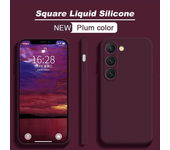 Funda de silicona líquida suave para Samsung Galaxy S21 S23 S10 Plus S20 FE S10E S22 Note 20 Ultra