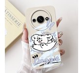 For Xiaomi Redmi A3 Case Lovely Panda Cartoon Anti-Fall Funda Soft Silicone Matte Cover For Xiomi Redmi A3 A 3 RedmiA3 4G Bumper