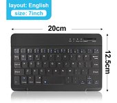 Mini Teclado Inalámbrico Bluetooth Recargable Juego Ipad Teléfono Tableta Ordenador Portátil