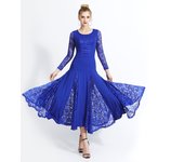 Ropa de rendimiento de competición Falda de baile moderno Nuevo vestido de baile de salón nacional Vestido de péndulo de baile de salón Ropa de baile de vals