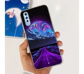 Lovely Cat Pattern Back Case For Vivo Y7s Cases Child Fashion Soft TPU Clear Silicone Bumper For Vivo Y7s V1913A V1913T Capas