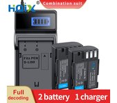 HQIX for PENTAX K-1 K-52 K-7D K-01 K-5 IIs K-7 K-5 K-3Ⅱ K-5Ⅱ 645Z 645D K-3 Mirrorless SLR camera D-LI90 charger battery