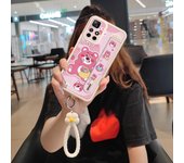 Funda de silicona Pulsera a prueba de golpes, parachoques para Xiaomi Redmi Note 11T 5G/ Poco M4 Pro 5G