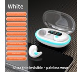 Bone Conduction Bluetooth 5.3 Ultra Small Invisible Headset HIFI Stereo Mini Wireless Sleep Earphone IPX5 For All Smartphones