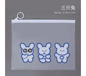 LOLEDE Creative Frivolous Transparent Pencil Case Cute Manga Portable School Bag Kawaii Stationery Pencil Pouch Office Supply