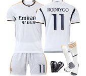 Adult 2324 Real Madrid Home Jersey No. 9 Mbappe 5 Bellingham 7 Vinicius Football Uniform Sports Men's Suit