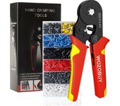 Ferrule Electrical Terminal Crimping Wire Tools Pliers Crimper HSC8 6-6A 6-4A Push Connectors Household Kit With Box Clamp Sets