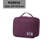 Travel Electronic Digital Storgage Bag Multi-Function Earphone Data Cable Charger Accessory Bag Multi-Layer Power Hard Disk Prot