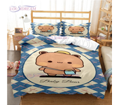 3pcs Bedding Set Cartoon Bubu and Dudu Series Design Home Textile Duvet Cover Pillow Case Kid Teen Girl Bedding Lover Covers Set