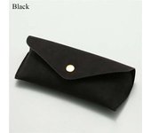 Portable Bag Soft Leather Cases Men Women Fashion Fold-able Eyewear Protector Glasses Box for Sunglasses