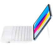 keyboard for iPad 10 Generation Magnetic Folio Split Stand Cover with Pen Holder  Backlit Keyboard