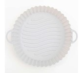 1PC Silicone Air Fryer Oven Mold  Tray Pizza Fried Chicken Basket Round Square Reusable Pan er Accessories