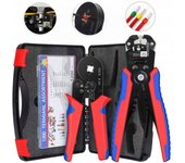 Wire Stripper Tool Set Crimping Pliers HSC8 6-4A HS-D2 with 1200PC Terminal