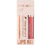 Pintalabios, Combinación De Delineador De Labios Mate Y Brillo De Labios De 12 Colores, Antiadherente, Que No Se Decolora