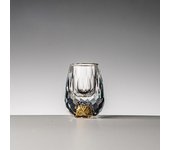 Luxury Crystal Glass Cup New 15ml High-end Gifts Vodka Glass Cup Bar Accessory Hard Liquor Gold Foil Glass Tea Cup