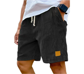 Novedad de verano para hombre, pantalones cortos de pana, pantalones cortos holgados con bordado de logotipo, pantalones cortos informales para hombre, pantalones cortos deportivos con cintura elástica