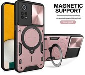 Armor Ring TPU Case For Xiaomi POCO X4 Pro X5 C3 C31 Redmi 9C 10C 12C 10A 11A A1 Note 12 11 Mi 12T 13 Slide Camera Protective