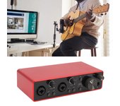For Focusrite Scarlett 2i2 3rd Gen USB Sound Interface 24Bit 196kHz for Recording Songwriting Streaming Podcasting
