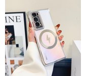 Magnetic Cover For Honor Magic V2 Case Plating Clear Back Magsafe Charging Protection