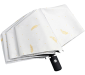Paraguas automático plegable para hombres y mujeres, sombrilla bonita para estudiantes, Anti-ultravioleta, lluvia y sol, doble uso