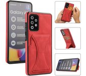 XICCI For Samsung A32 5G/A52/A72/A71 4G/A51 4G Case Wallet Case Card Slot Magnetic car Holder Anti-knock Armor Back Cover Casing