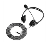 Headset 3.5MM Headset Exam Wired Headset Business Operator Special Computer Hearing Multi-Function Earphone, A