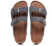 2024 Summer Men's Mule Clog Sandals Classic Two Buckle Cork Slippers Sandals