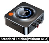 VAORLO Bluetooth 5.1 Audio Adapter 3D Stereo Music Wireless Transmitter Receiver Support NFC TF RCA For Car Kit Wired Speaker
