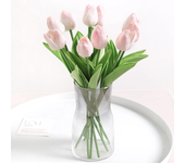 5/10Pcs Artificial Flowers Tulip Bouquet PE Fake Flowers Wedding Garden Decoration Outdoor Home Garden Bouquet Vase Decor Plants