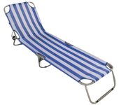 Silla plegable camping Tipo Tumbona  de mentira antivuelco y multiposición