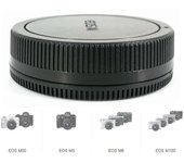 Camera Front Body + Rear Lens Cap replace R-F-4 for EOS M EOSM M2 M3 M5 M6 Mark II M10 M50 M100 M200 and EF-M Lenses